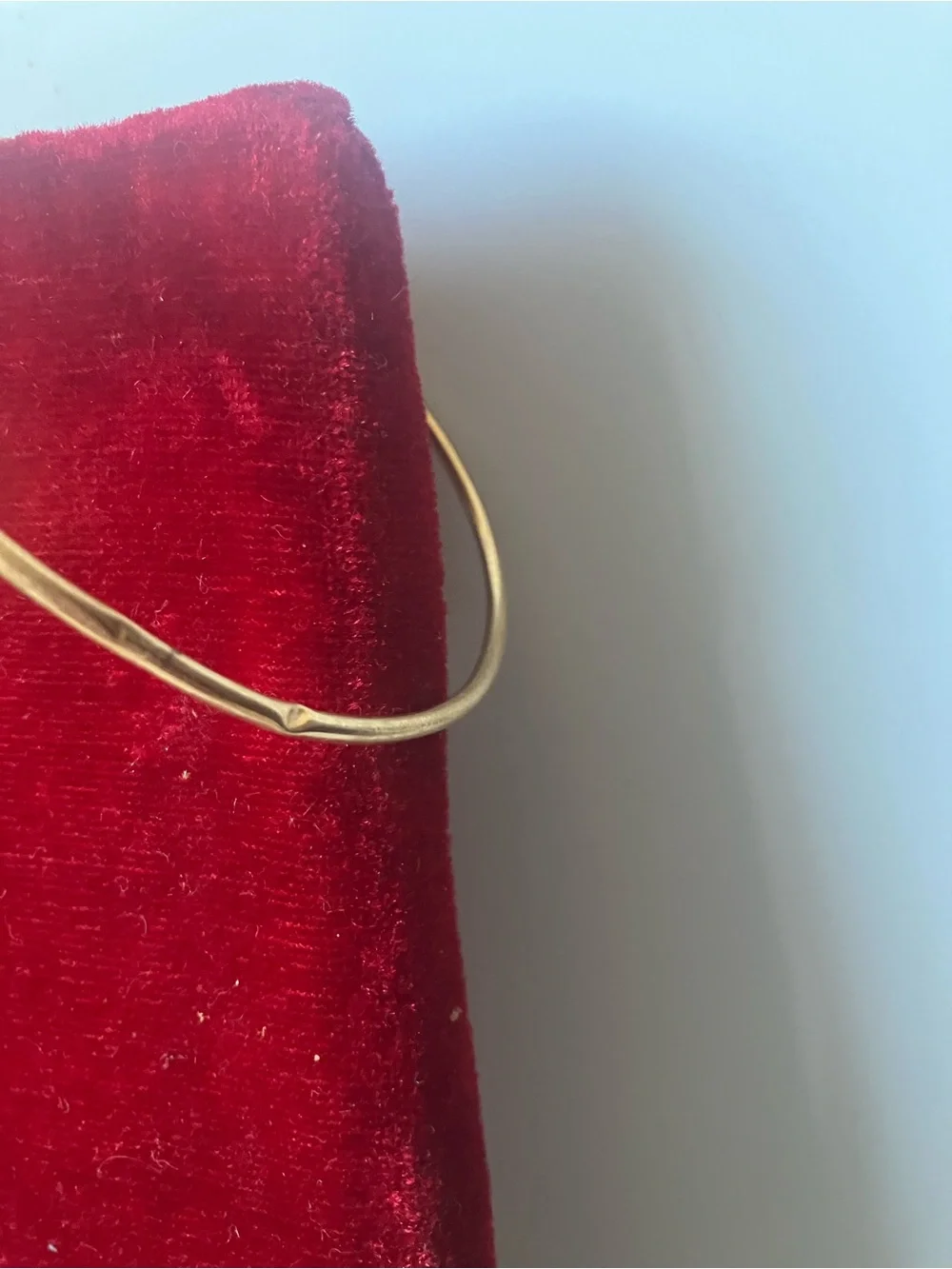 14k Yellow Gold Marked Bangle Bracelet 2.49g Small Debts Approx 7.5” AS IS.
